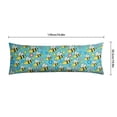 thumbnail image 6 of Long Body Pillow Cover - Soft & Breathable, Hidden Zipper, 20"x54", Cute Bee & Honeycomb Print - Perfect Gift for Bee Lovers, Side Sleepers, Pregnancy Support, Nature-Themed Decor, 6 of 7
