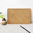 thumbnail image 4 of Pack of 9, Natural Seagrass Place Mat, 17.7Inch x 12Inch, Hand-Woven Rectangular Rattan Placemats, 4 of 7