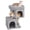 Light Gray, variant on Cat Tree 39.8-Inch Cat Tower for Extra Large Cats up to 44 lb, Cat Condo with Large Perch, 2 Cat Caves, Scratching Post, White