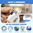 thumbnail image 6 of MASBRILL 2-in-1 Pet Nail Clippers & Grinder with LED Light and Protective Guard, USB Rechargeable, Safe Nail Care for Small to Large Dogs and Cats, Beginner Friendly, 6 of 9