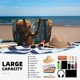 thumbnail image 5 of Fotbe Cute Butterfly Bear Bolsa de Viaje para Playa - Resistente al Agua, Bolsa Tote de Gran Capacidad y Ligera con 7 Bolsillos para Mujeres y Hombres, 5 of 7