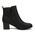 thumbnail image 2 of DREAM PAIRS Women’s Chelsea Ankle Booties Elastic Gore Slip‑On with Chunky Block Heel, 2 of 6