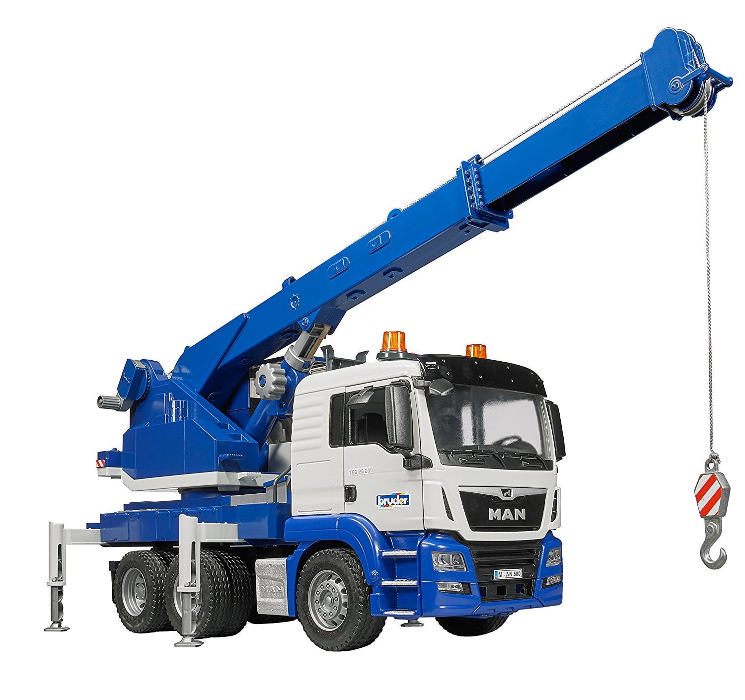 blue toy crane