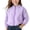 Purple, variant on Kids Girls Mint Green Zip Up Hoodie Lightweight Active Jacket Stretchy Casual Outerwear for Spring Fall School Play,Size 12-13 T