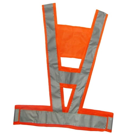

V-From ty High Visibility Polyester Mesh Fabric With Gray Reflective Stripes ty s ty Clothing Adjustable Fits