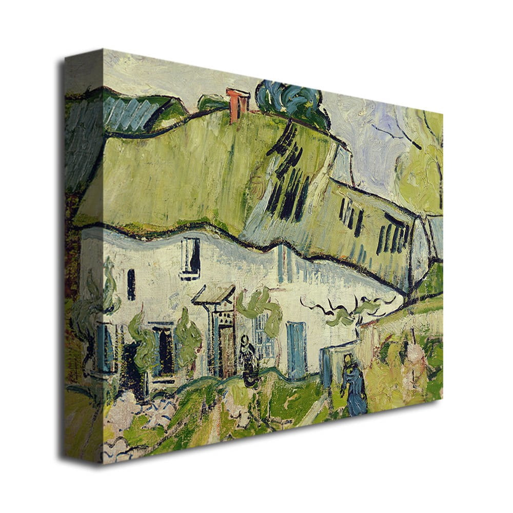 Trademark Fine Art "The Farm in Summer" Canvas Art by Vincent van Gogh