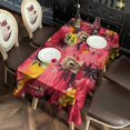 thumbnail image 5 of Golden Retriever Hawaiian Rectangle Tablecloth 60"x120",Waterproof Polyester Rectangle Table Cloth, Wipeable Spillproof Polyester Tablecloth for Dining, Camping, Indoor and Outdoor, 5 of 6