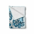 thumbnail image 2 of Mandala Soft Flannel Fleece Throw Blanket, Universe Floral Oriental Cultural Folk Art Pattern Print, Cozy Plush for Indoor and Outdoor Use, 50" x 60", Sky Blue Bluegrey, by Ambesonne, 2 of 6