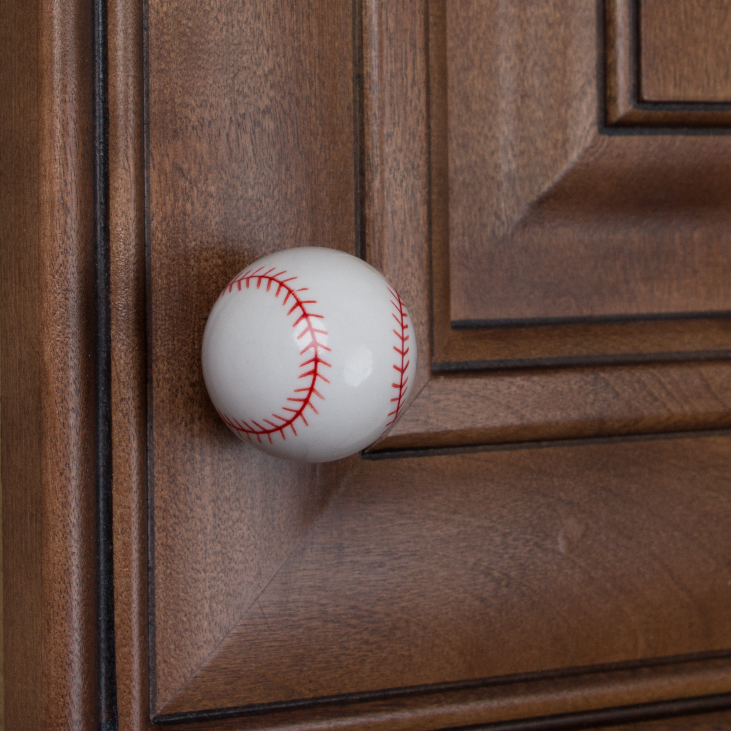 GlideRite 1-1/4 in. Baseball Sports Dresser Drawer Cabinet Knobs, Pack of 5 - image 4 of 4