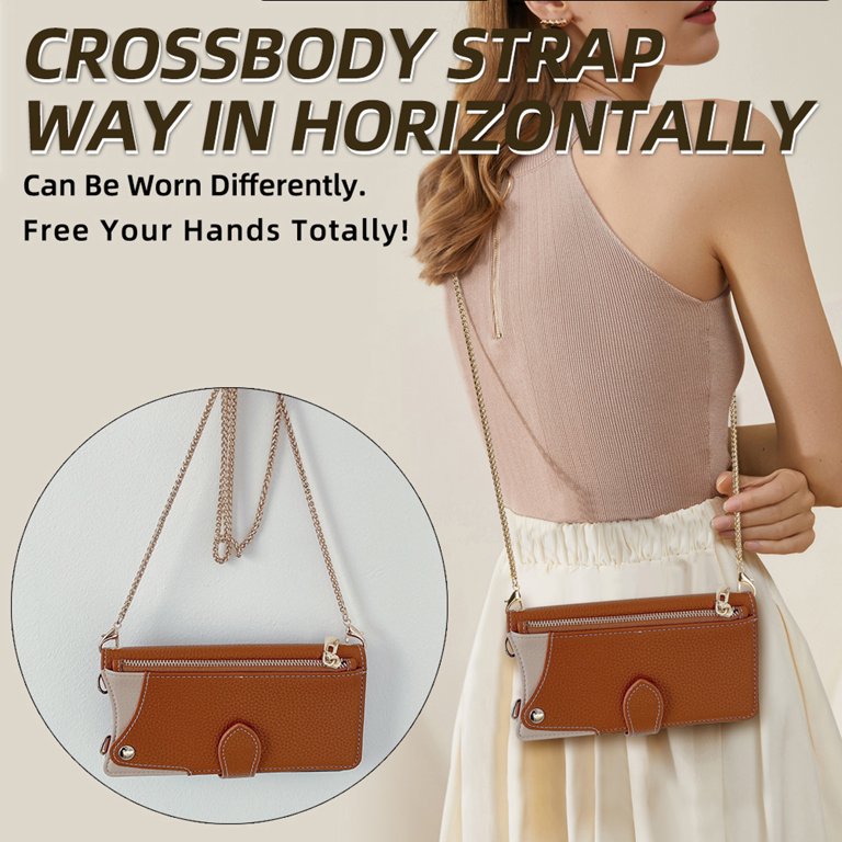 Crossbody for Samsung Galaxy A06 Case Card Holder,Premium PU