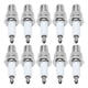 thumbnail image 1 of Bujías F, 10 piezas de bujías de aluminio, piezas de motor de gasolina, bujías de calidad superior, 1 of 8