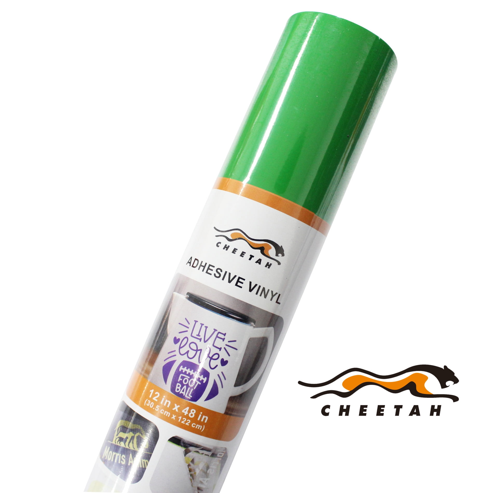 adhesive vinyl glossy sheets 305x0305m 6 rolls premium permanent