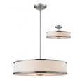 thumbnail image 1 of Z-Lite Cameo 3 Light Convertible Pendant in Brushed Nickel, 1 of 1