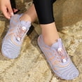 thumbnail image 4 of lnmuld Men Women Barefoot Shoes, Breathable Mesh Shoes for Water Yoga Fitness Hiking Color:Purple,Size:6, 4 of 6