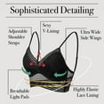 thumbnail image 6 of Utoimkio High Impact Sports Bras for Women Lace U-Back Comfort Bra Underwear Feminine Halter Thin Cup Back Summer Invisible, 6 of 7