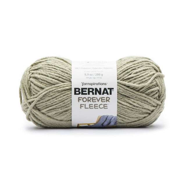 Bernat® Forever Fleece™ Yarn, Polyester #6 Super Bulky, 9.9oz/280g, 194 Yards