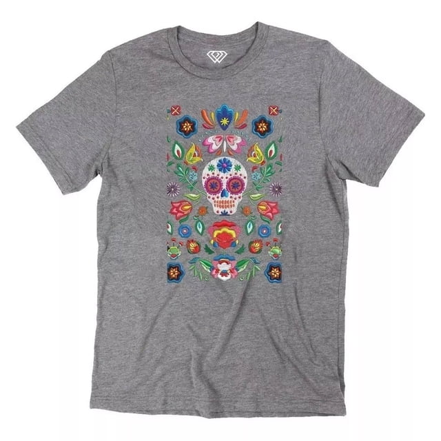 Playera T-shirt Calavera Día De Muertos 3