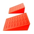 thumbnail image 4 of 2 bloques de cuña para sentadillas portátiles y ajustables para entrenamiento deportivo en interiores de Pilates Naranja, 4 of 8