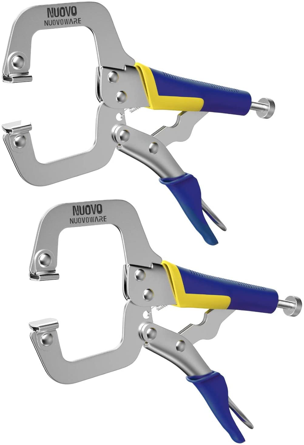 Dawht Premium Face Clamp, Locking C Clamp 3 Pack (6" + 9" + 11") with