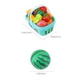 thumbnail image 3 of Gqtwoy 11Pcs Cutting Play Food Toys for Kids, Pretend Play Kitchen Accessories, Fake Fruits/Vegetables Set with Storage Basket, Plastic Board and Knife, Birthday Gifts Educational Toys for Toddlers, 3 of 6