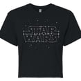 thumbnail image 3 of Star Wars - Constellation Logo - Juniors Cropped Tee, 3 of 5