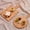 Light Color, variant on 2 count Acacia Scalloped and Chopping Board with Handle Decorative Boards for Kitchen Wooden Charcuterie Boards Serving Tray for Cheese Meat Fruit Bread Baking