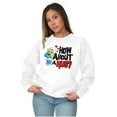 thumbnail image 3 of Smurfs Cute Smurfette How About a Hug Women Crewneck Sweatshirt Brisco Brands M, 3 of 6