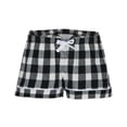 thumbnail image 3 of Boxercraft BW6501 Women's Flannel Short-Bk/Wt Buff Plad-XL, 3 of 4