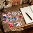 thumbnail image 5 of 10 Pcs 4th of July Ornaments for Tree & Garden Patriotic Wooden Ornaments 250th Anniversary Memorial Day Red White Blue Tree Decorations American Flag Star Hanging Sign Independence Day Decor, 5 of 6
