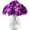 Dark Purple, variant on 10Pack Artificial Hydrangea Flowers Blush Heads Fake Hydrangea Silk Flowers for Wedding Centerpieces Bouquets DIY Floral Decor Home Decoration