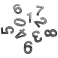 thumbnail image 5 of CIMAXIC 10pcs Stereoscopic Plastic Number Modern Plaque Number House Hotel Door Address Digits Sticker Plate Sign(0-9,One for each Number),1.97"X1.18"X0.2", 5 of 5