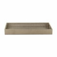 thumbnail image 3 of 16" Gray Rectangular Wood Handmade Tray With Handles, 3 of 3