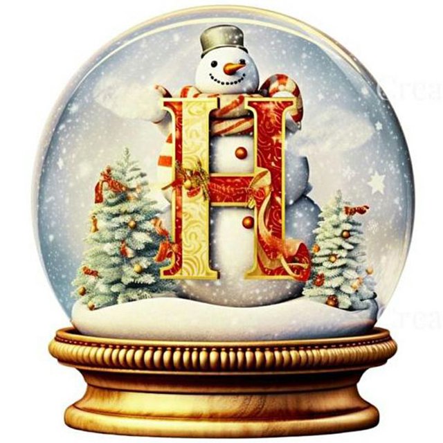 5D DIY Taladro Navidad Cristal H 50x50cm