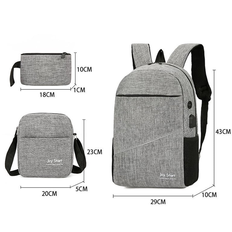 Faraee Laptop Backpack Set 3Pcs Shoulder Crossbody Rucksack  display picture 2