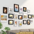 thumbnail image 4 of 14/19 piezas de marcos de fotos para cuadros, marco de fotos de pared, marco de madera para colgar en la pared, decoración de fotos, boda, fiesta, decoración del hogar, 4 of 5