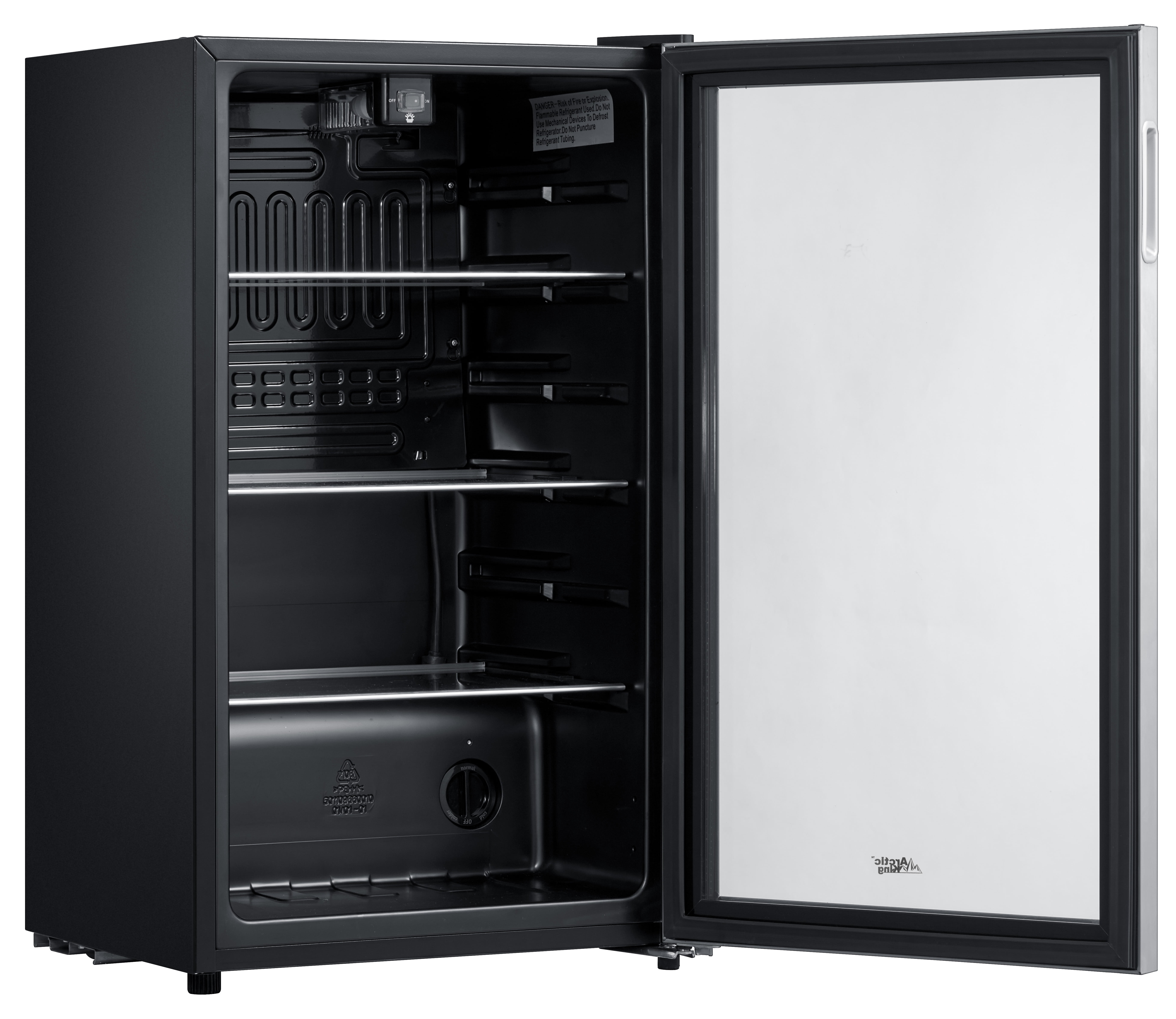 Arctic King 115 Can Beverage Fridge, Stainless Steel look Arctic King 115 Can Beverage Fridge, Stainless Steel look