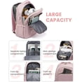 thumbnail image 6 of Lovevook Laptop Backpack for Women, Stylish Business Travel Work Bag with USB Charging Port, Water-Resistant Nurse Teacher College Computer Bag Daypack Fits up 15.6" Laptop, 6 of 7