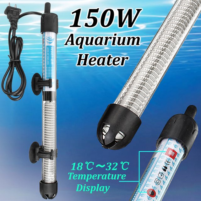 150W Chauffe-Aquarium Anti-Explosion Submersible Aquarium Eau Outil Réglable