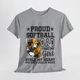 thumbnail image 4 of Softball Dad Girl Stole My Heart Bases Fathers Day T-Shirt ID-0517-JXHT, 4 of 10