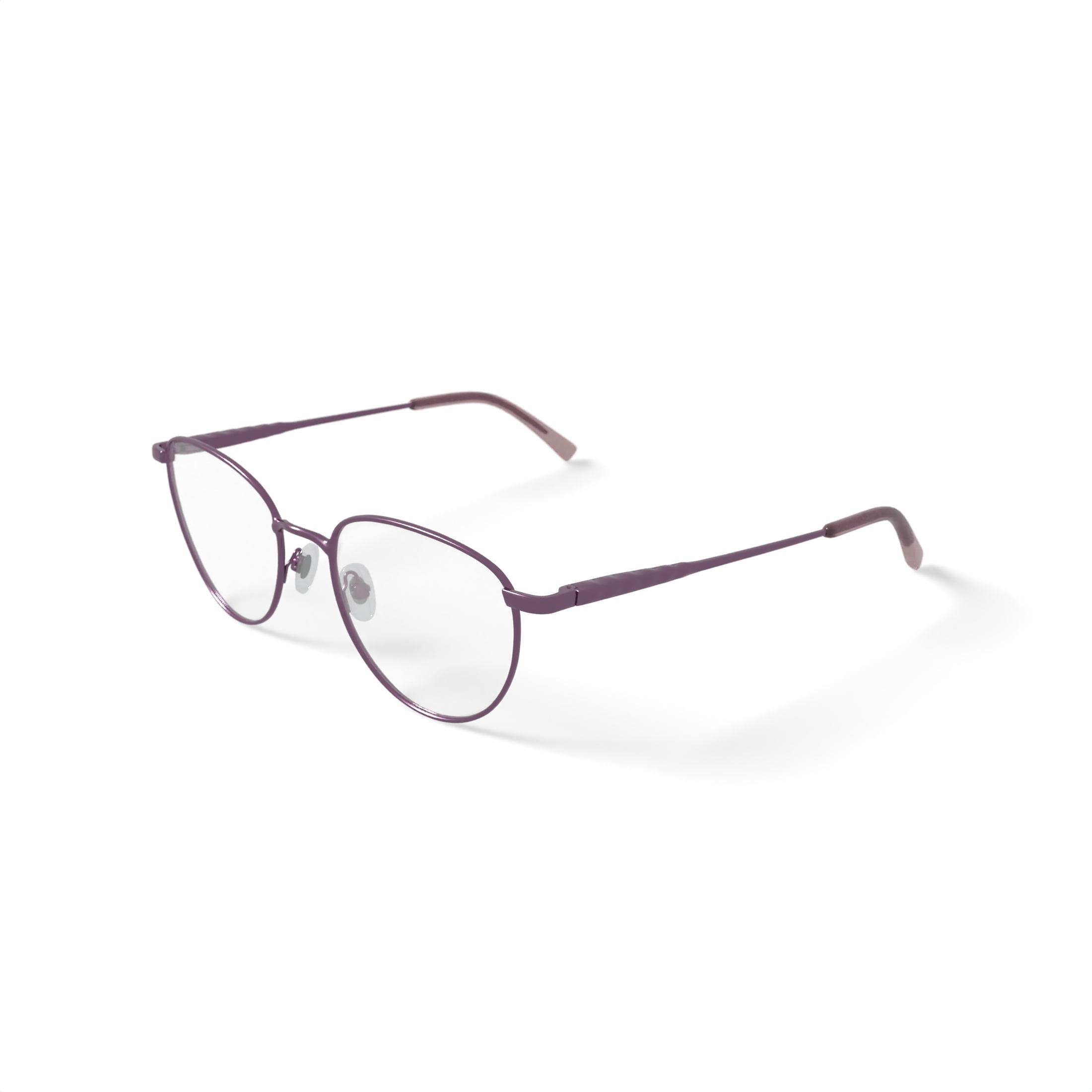 Walmart Women's FM19031 Oval Prescription Eyeglasses with Case, Pink