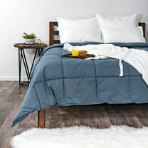 Seasonal LLC Medium Warmth Premier Down Alternative Comforter 295 Thread Count Brushed Cotton Twill