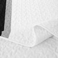 thumbnail image 5 of Erosebridal Geometric Grids Quilt Full,Navy Solid Blocks Full Bedspread Sets For Boys,3pcs, 5 of 7