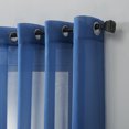 thumbnail image 2 of No. 918 Emily Voile Sheer Grommet Curtain Panel, 59"x84", Classic Blue, 2 of 7