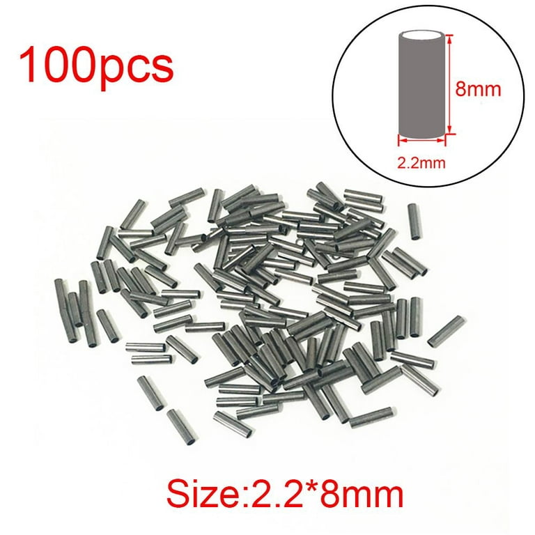 100pcs/Lot Hot Round Copper Stainless Steel High Quality Crimp