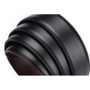 Men Genuine Leather Belts Adjustable Casual Dress Belt for Jeans Work Size 30-40