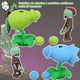 thumbnail image 4 of 2pcs Plantas Vs Zombies Coleccion Juguete Modelos Diferentes Xtellar multicolor, 4 of 4