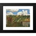thumbnail image 2 of Édouard Vuillard 14x12 Black Modern Framed Museum Art Print Titled - Landscape of the Ile-De-France (C. 1894), 2 of 5