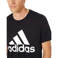 thumbnail image 3 of Adidas Men's Basic Bos Tee Sport Shirt T-Shirt Athletic Work Out (Black, L), 3 of 3