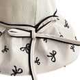 thumbnail image 5 of QSAWXQZ Women's Bucket Hat Bow Foldable Soft Brim Summer Beach Sun Hat Lightweight Travel Headwear Free Size, 5 of 5