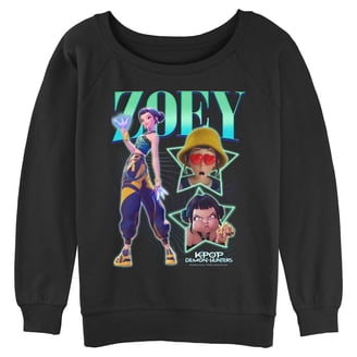 Juniors KPop Demon Hunters Pop Star Huntrix Zoey Sweatshirt